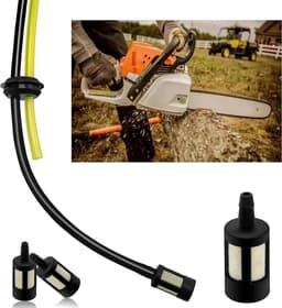 Benzinefilter – Voor benzinekettingzaag, grasmaaier, blower, trimmer, 10 stuks — thumbnail 3