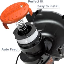 12 stuks draadspoelen – Geschikt voor Black & Decker A6481 A6485, 1,65mm — thumbnail 3
