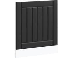 Vaatwasserpaneel - Keukenfront - Keuken Beschermen - Duurzaam Hout - 60 x 67 cm - Zwart