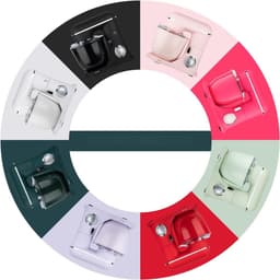 QUOVO® Mixer met mengkom - Mixer - Mixer met mengkom keukenmachine - donkerroze - ‎22cm x 36cm x 33cm; 4.25 kg — thumbnail 3