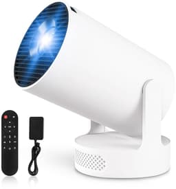 Mini Beamer HY300Ultra – 4K-ondersteuning, Android 11, WiFi 6, Automatische Correctie, 180° Draaibaar, Draagbaar — thumbnail 1
