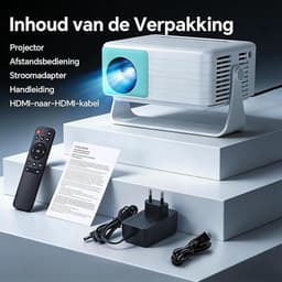 Mini Beamer met 720P Resolutie en Automatische Keystone Correctie — thumbnail 4