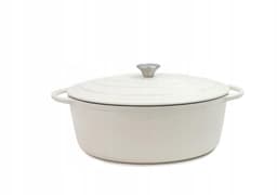 Nois Tierra Serie - Ovale Gietijzeren Pan - 34cm - 6,5L - Crème — thumbnail 3