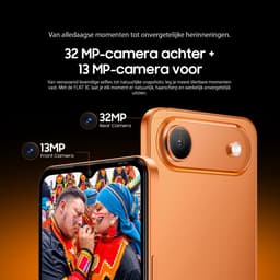 OSCAL FLAT 3C Smartphone - 4G Dual SIM - 16GB RAM - 64GB ROM - 6,56 inch - Android 16 Telefoon - 5000mAh 336Uren - 32MP - GPS - Blauw — thumbnail 5
