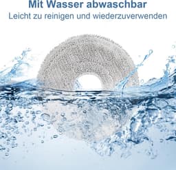 (8-pack)Dweilpads reserveonderdelen voor Dreame L10 Ultra/ L10S Pro / L10S Ultra Heat/ L10 Prime/ L20 L30 L40 L50 Ultra/ X30 X40 X50 Ultra/Mova E30 V50 Ultra P10 P50 Pro Ultra Robot dweildoeken — thumbnail 4