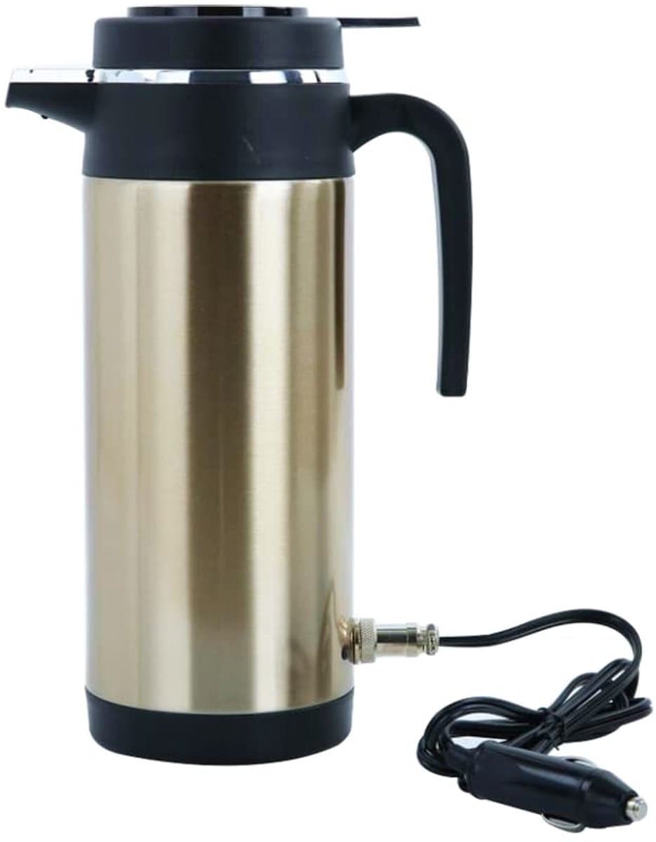Store_9 - Draagbare Elektrische Theeketel - 1200ML - Koken voor Koffie en Thee - Goud - Auto Kettle - Voor Reizen - Baceyong — afbeelding 1