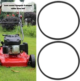 Dailygoods- Aandrijfriem V-type - 2 Stuks - Rubber - Buitenomtrek 748 mm - Binnenomtrek 710 mm - Breedte 10 mm - Compatibel met Fuxtec FX-RM 2050/2055/2060/20BS - Grasmaaier Riem — thumbnail 4