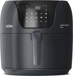 Heteluchtfriteuse - Airfryer XL - Gezond Koken - Programmeerbaar - 74 Liter - Zwart — thumbnail 1