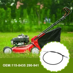Dailygoods- Tractiekoppeling Kabel - 2 Stuks - Compatibel met Toro Grasmaaiers - Kabellengte 45,5"/115,57cm - 34,5"/87,63cm - Metaal - Onderdelennummer 115-8435 290-941 - Grasmaaier Kabel — thumbnail 2