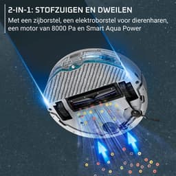 Rowenta X-Plorer Serie 280 RR88H7 - Robotstofzuiger - 8.000 Pa - Anti-klit technologie - Navigatie - Stofzuigen en dweilen — thumbnail 4
