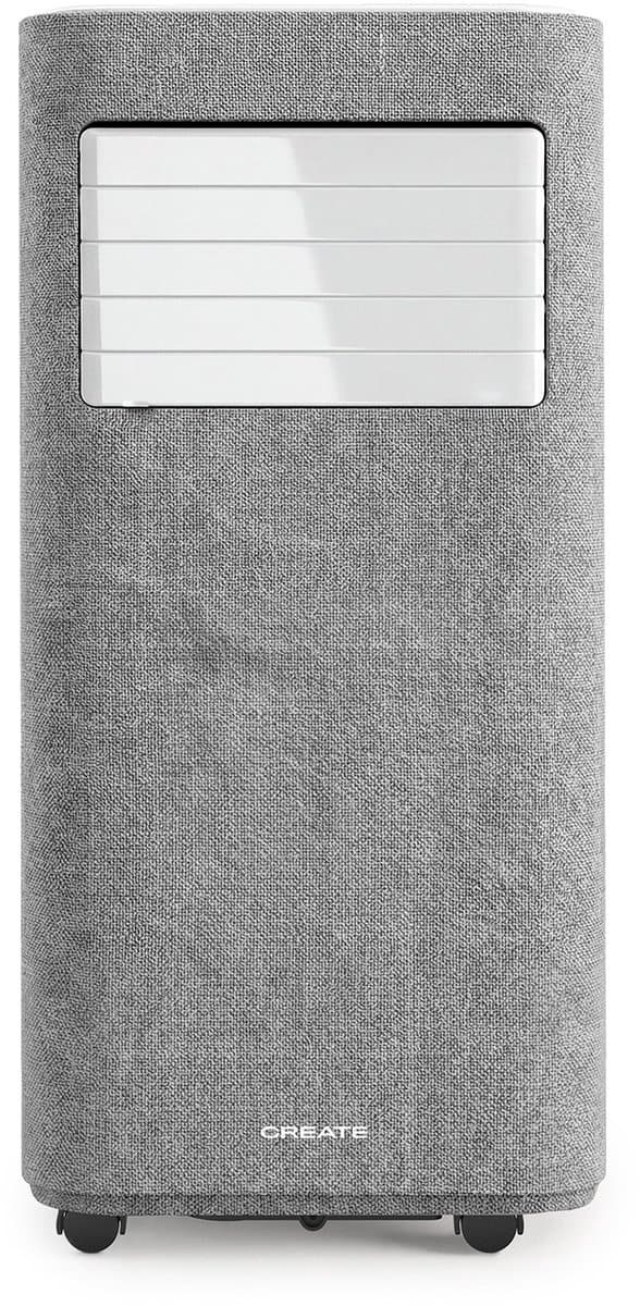 CREATE - Mobiele airco 4-in-1 WiFi 9000 BTU met warmtepomp - Taupe - SILKAIR TEXTILE DUAL CONNECT 9000 — afbeelding 1