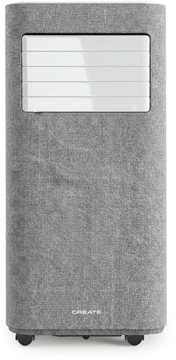 CREATE - Mobiele airco 4-in-1 WiFi 9000 BTU met warmtepomp - Taupe - SILKAIR TEXTILE DUAL CONNECT 9000 — thumbnail 1