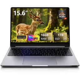 Ninkear A15 Pro 16 inch laptop - 2,5K Display - AMD Ryzen 5 5500U - 16GB DDR4 RAM - QHD 120Hz - Windows 11 — thumbnail 1