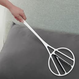 Tapijtklopser - Stofverwijderaar - Vlekken Verwijderen - Ergonomisch Ontwerp - 55.5 cm - Wit — thumbnail 3