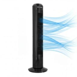 Toren Ventilator met Timer - Staande Ventilator met 3 Standen - Luchtkoeler Oscillatie 120 Graden - Verkoeling - Luchtkoeler Aircooler - Tower Fan - Ventilator Geruisloos - Tower Ventilatoren - Waaier - Torenventilator Stil - Zwart - Silvergear — thumbnail 1