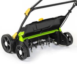 Elektrische Verticuteermachine – Gazonverticuteerder – Mosverwijderaar – Gazonhark – Grasmaaier – 1300 W Motor – Maaibreedte 320 mm – 40 L Opvangbak – Verstelbare Handgreep – Variabele Snijdiepte — thumbnail 2