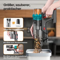 Draadloze Steelstofzuiger Paars - Krachtige Zonder Kabel — thumbnail 3