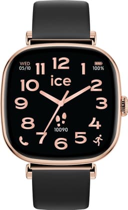 Ice Watch ICE smart SQ 2.0 - Rose-gold - Black 025890 Horloge - Siliconen - Zwart - Ø 38 mm — thumbnail 1
