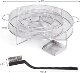 Ronde Rookgenerator van RVS voor Koud Roken, Ideaal voor BBQ, Grill en Rookoven van 18 cm — thumbnail 5
