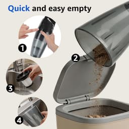 Aigostar 30ENC - 4-in-1 Steelstofzuiger - Stokstofzuiger - Zakloze Stofzuiger - Met HEPA-filter - 7 Meter Kabel - 600W - Zwart — thumbnail 4