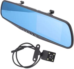 Dailygoody - Mirror Dash Cam - Achteruitkijkspiegelcamera - 1080P Resolutie - 4,3 Inch Volledig Scherm - G-sensor Parkeerbewaking - Ideaal voor Auto's — thumbnail 1