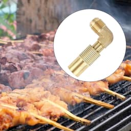 Koperen Propaan Bochtadapter 3/8" Male Flare voor Camping en Grill - Snelle Aansluiting en Laagdruk Conversie Accessoires — thumbnail 5