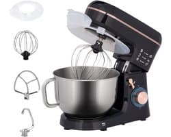 HOMCOM-Küchenmaschine-Edelstahl-41L x 26B x 32H cm-Schwarz
