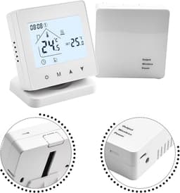 Slimme Thermostaat - Verwarming Regelaar - Comfort Verhoging - Draadloze Bediening - 30 Meter Bereik - Wit — thumbnail 4