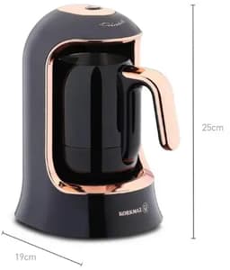 Korkmaz - A860-09 - Deluxe Turkse Koffiezetapparaat - Turkse Koffiemachine - Rosegold - 400W — thumbnail 3