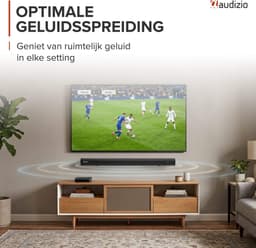 Soundbar - Audizio SB90 - HDMI-ARC - Bluetooth - 90 Watt - Optisch - Soundbar voor TV - 90 cm breed — thumbnail 2