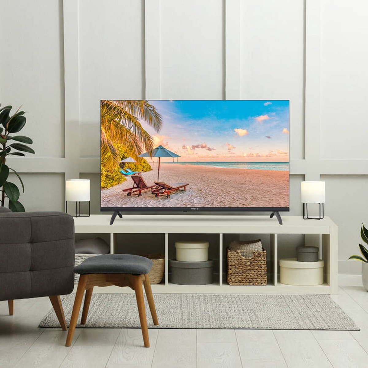 METZ 102 cm 2025 QLED Smart-tv HD Google TV, 40MQF7000Z, 93% DCI-P3 breed kleurengamma, HDR10 & HLG, nieuwste Google TV-besturingssysteem, oogbescherming (laag blauw licht), Dolby Audio — afbeelding 1