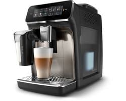 Philips 3300 Series LatteGo EP3347/90 - Espressomachine - 5 Soorten Koffie + Heet Water - Zwart / Chroom - + AquaClean Filter