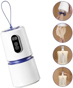Draagbare Drogercabine voor Kleding - Klein Droger - Mini Droger - Inclusief Praktische Droogtas - 360° Warmtecirculatie - Wit — thumbnail 4