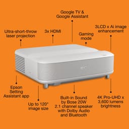Epson Lifestudio Grand EH-LS670 - Diamond White — thumbnail 4