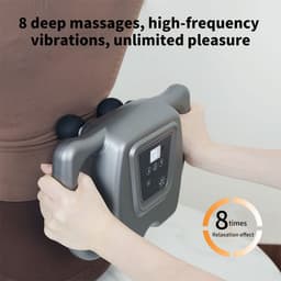 Jently massage pistool - massage gun - massage apparaat - 16 hoofd op hogen frequentie - voor spiermassage — thumbnail 4