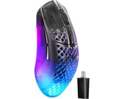 SteelSeries Aerox 3 Wireless Gen 2 - Draadloze Gaming Muis - 4000 Hz Polling Rate - Shadow/Zwart