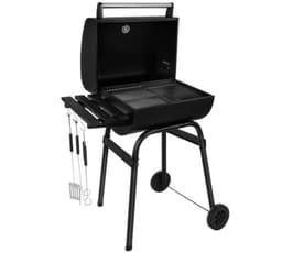 MOZY® - Barbecue - 82 x 51 x 117 cm - met Thermometer - Inclusief Gereedschap - Houtskool Bbq - met Zijtafel — thumbnail 4