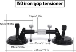 Vacuüm Zuignap - Glaslifter Tegelzuiger - Naden Stellen - Verstelbare Greep - 150kg Draagkracht - Aluminium — thumbnail 5