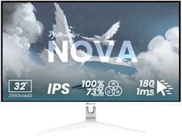 Arozzi Nova 32" Gaming Monitor - QHD IPS - 180Hz - Wit — thumbnail 1