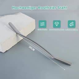 Fasciale schraapplank, gemaakt van roestvrij staal, instrument Geschikt voor het schrapen van spierfascia, IASTM-tool Geschikt voor het schrapen van het lichaam, gebruikt om zacht weefsel te ontspannen en fascia-knobbeltjes te verbeteren, 30 cm. — thumbnail 2