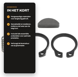 Dailygoods- Aandrijfwiel Kit 8-Delige Set - Tandwielen - Clips - Transmissiesleutels - Compressieveren - Reserveonderdeel - Grasmaaier Onderdelen — thumbnail 2