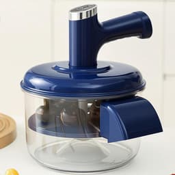 Druiven Schilmachine - Fruit Ontveller - Snel Fruit Voorbereiden - Automatische Werking - 20.8 cm Hoog - Blauw — thumbnail 4