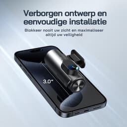 Dashcam Auto Voor Achter 4K WiFi Dashcam met 32GB SD-kaart, Ultra Nachtzicht, 170° Groothoek, WDR, 24-uurs parkeermodus, G-sensor, Loop Recording — thumbnail 2