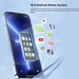 Medj - Mini smartphone- mobiele telefoon- superkleine -klein -4G -Snelste -mini- gsm -android 10 — thumbnail 2