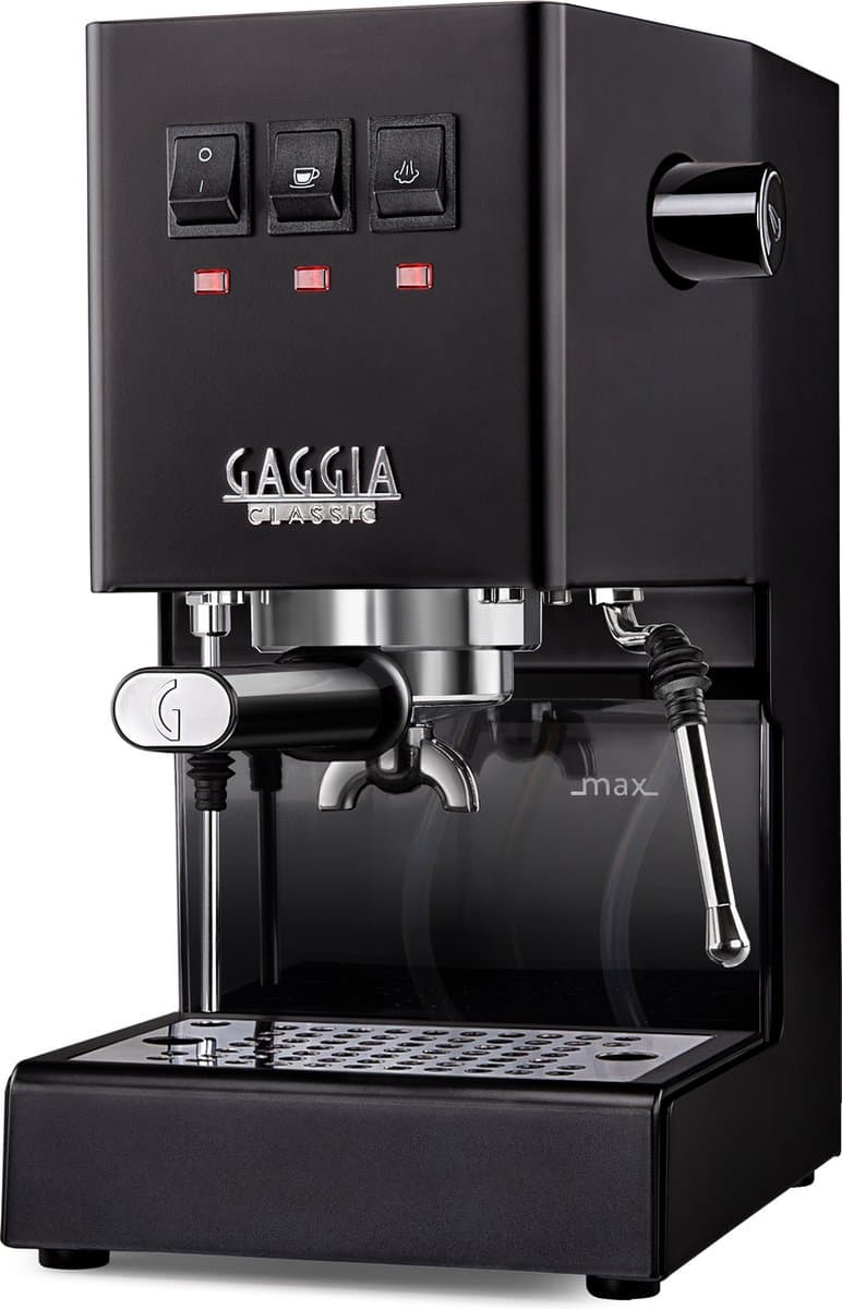 Gaggia Classic E24 - Pistonmachine - 15bar - 2.1L waterreservoir - Thunder Black — afbeelding 1