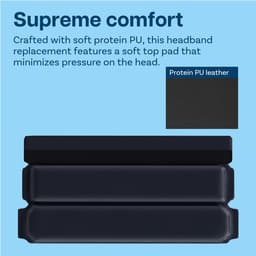 Vervangende Hoofdband voor Bose QuietComfort 35 (QC35)/Bose QuietComfort 35 II (QC35 II) Over-Ear Hoofdtelefoon van MMOBIEL – Protein PU Hoofdband – Hoofdtelefoon Hoofdkussen Cover Reparatie – Blauw — thumbnail 5