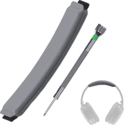 Vervangende Hoofdband voor Bose QuietComfort 35, 35 II, 45 (QC35, QC35 II, QC45) Over-Ear Hoofdtelefoon van MMOBIEL – Protein PU Hoofdband – Hoofdtelefoon Hoofdkussen Cover Reparatie – Grijs — thumbnail 1