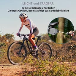 Fiets sleeptouw voor kinderen - 25 m tractietouw - fiets treksysteem voor kinderen - mountainbike en fietsen - stretch trekgordel — thumbnail 3