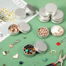 "Lege aluminium potjes - rond reiscrèmepotjes voor lippenbalsem en cosmetica - 24 stuks 20 ml" — thumbnail 2