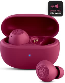 JLab Go Pop ANC Draadloze Oordopjes - Noise Cancelling Oortjes Draadloos - 24 uur Batterijduur - Bluetooth Multipoint - Met Microfoon - Geschikt voor Android en Apple - Fuchsia — thumbnail 1